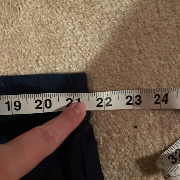 Navy blue drawstring shorts - Picture 6 of 7